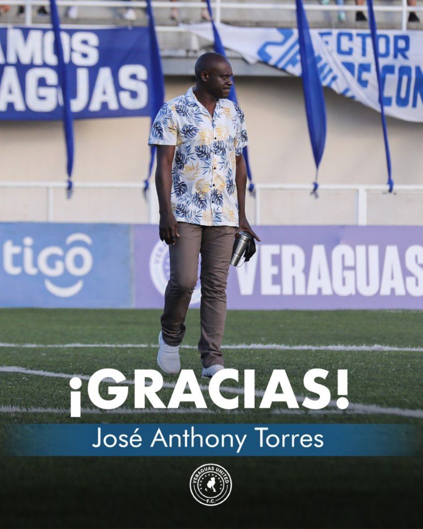 El Chalate Torres fue separado como DT de Veraguas United en la LPF