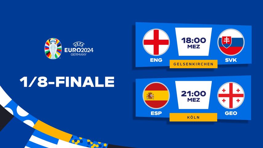 Eurocopa 2024: Partidos para hoy domingo 30 de junio