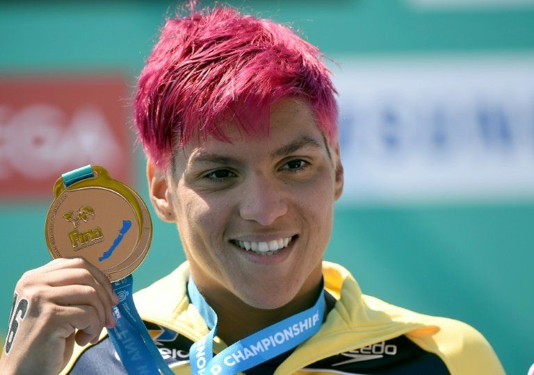 La brasileña Cunha, bronce en los 5 km en aguas abiertas del Mundial de Natación