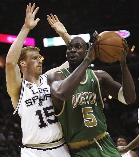 NBA: Celtics 80, Spurs 77; Garnett regresa con Boston