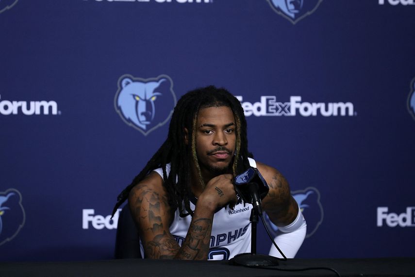 NBA: Ja Morant se mantiene en revisión tras lesión en el tobillo