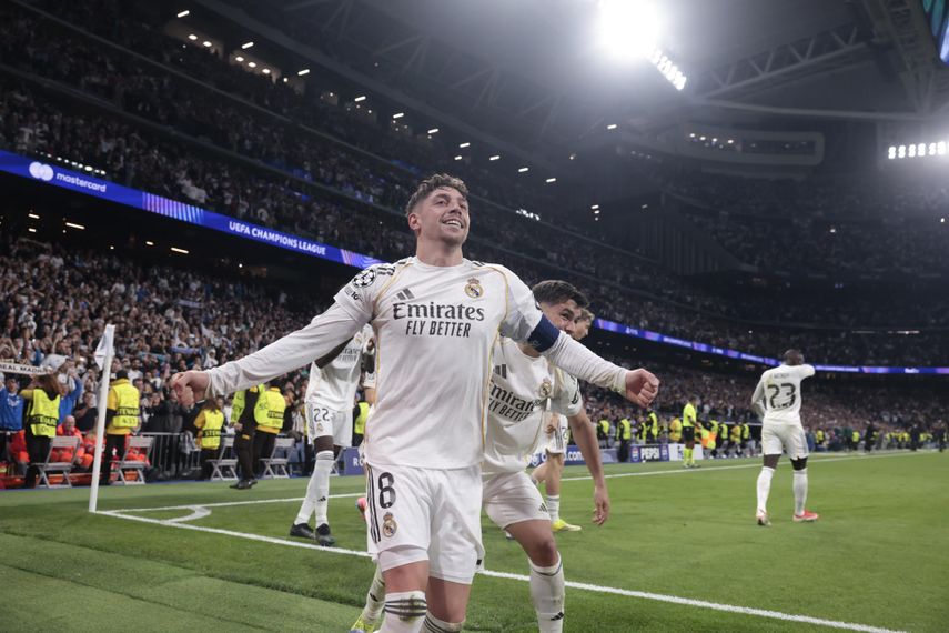 Champions League: Real Madrid superó al City con Hat Trick de Fede Valverde