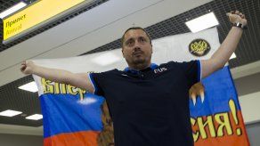 Hincha ruso detenido