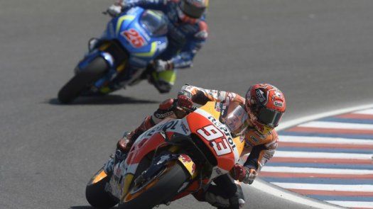 Marquez marca el mejor tiempo en las dos primeras sesiones de ensayos libres del GP de Argentina