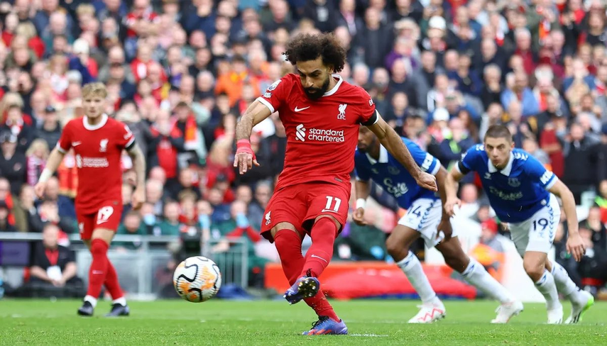 &nbsp;El Liverpool vence al Everton con doblete de Salah&nbsp;