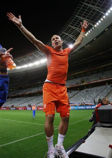Mundial: A Robben no le importa jugar feo y ganar el tí­tulo