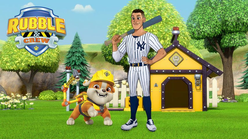 Aaron Judge saldrá en un capítulo del programa infantil Rubble & Crew