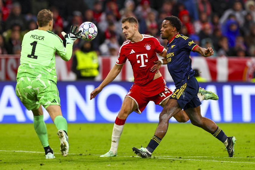 Champions League: El Bayern Múnich y el Arsenal reparten puntos