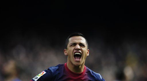 Sánchez y Messi marcan en goleada del Barsa