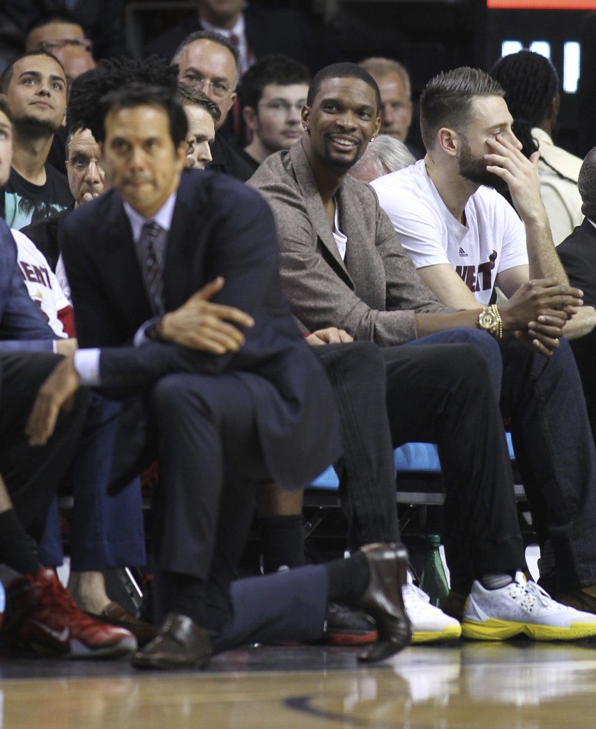 Chris Bosh habla de haber probado el retiro