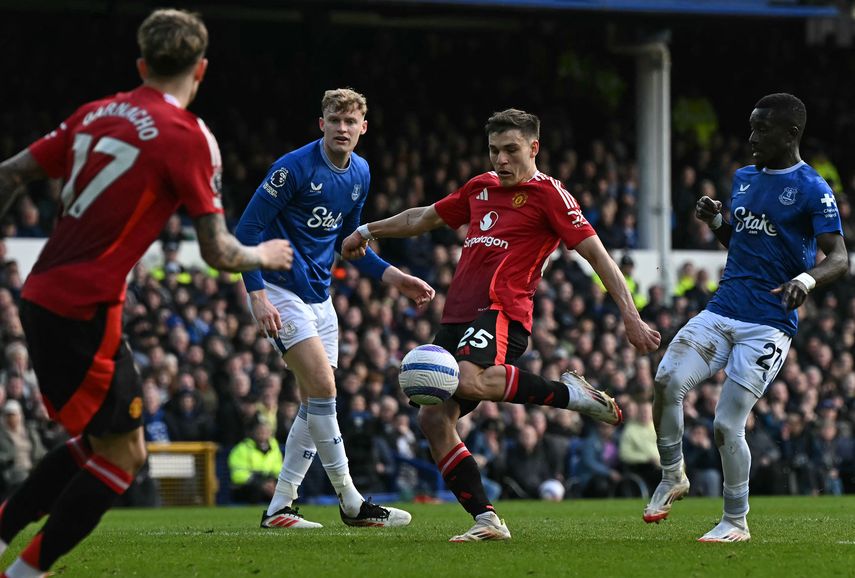 Premier League: Everton y Manchester United empatan en el Goodison Park