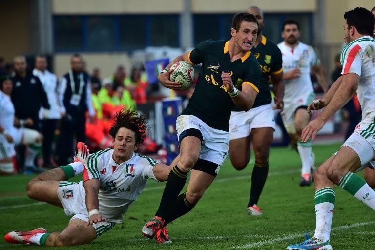 Sudáfrica ganó a Italia en cierre de gira de noviembre
