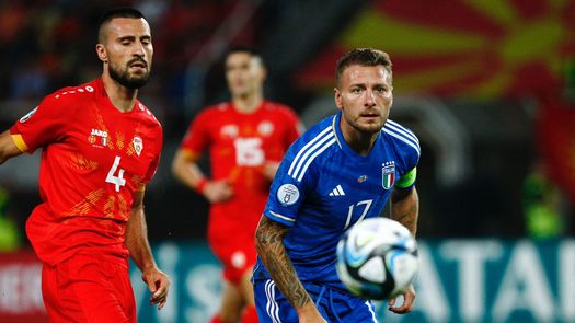 Italia y Macedonia del Norte en la clasificación a la Eurocopa 202