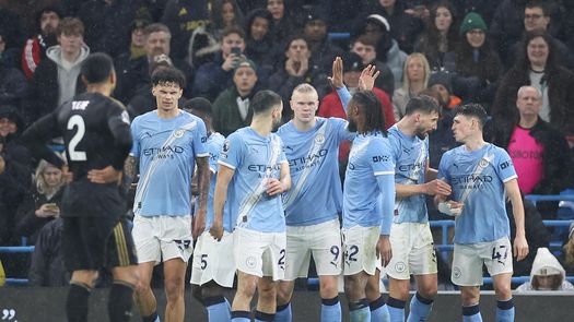 Manchester City goleó al Fulham en la jornada 26 de la Premier League Manchester City goleó al Fulham en la jornada 26 de la Premier League