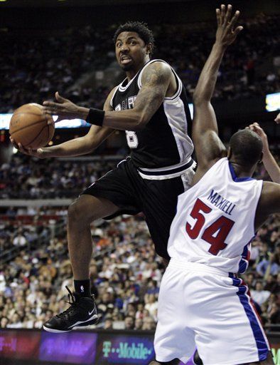 NBA: Spurs 83, Pistons 79; San Antonio gana sin Ginóbili