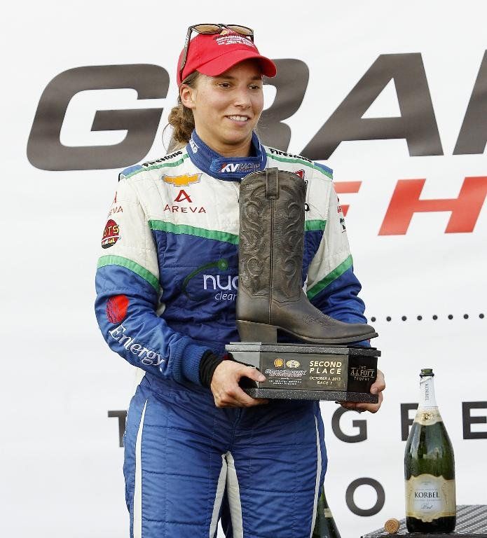 La suiza De Silvestro entrena con un monoplaza de Fórmula 1 Sauber
