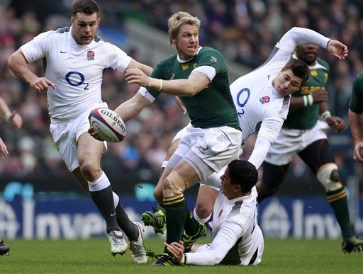 Sudáfrica 21 - Inglaterra 11 en amistoso de rugby