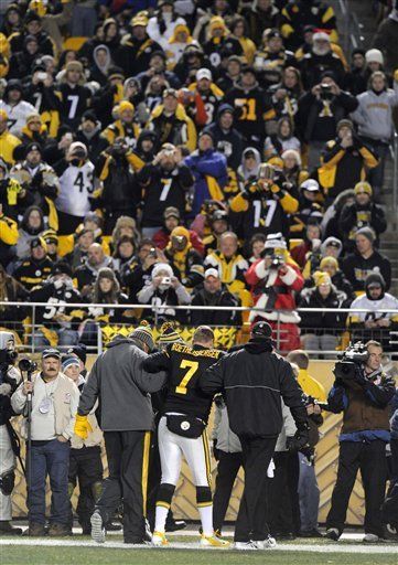 NFL: Steelers 14, Browns 3; Roethlisberger juega lesionado