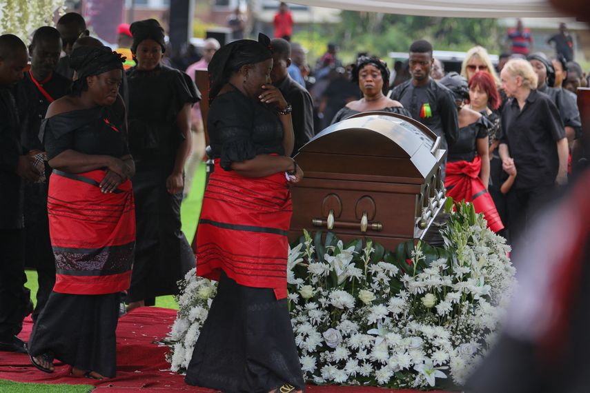 Christian Atsu fue despedido con un funeral de Estado en Ghana