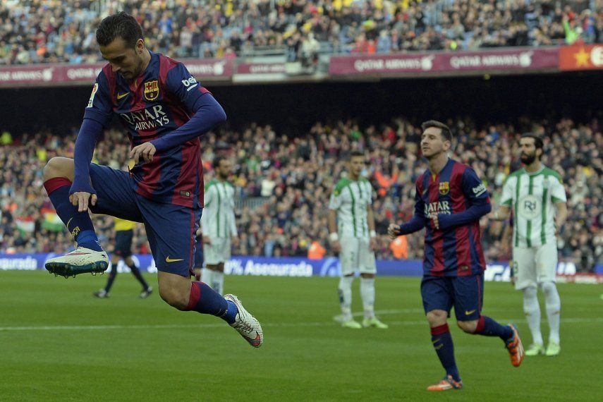 Messi celebra doblete y Suárez, primer gol liguero