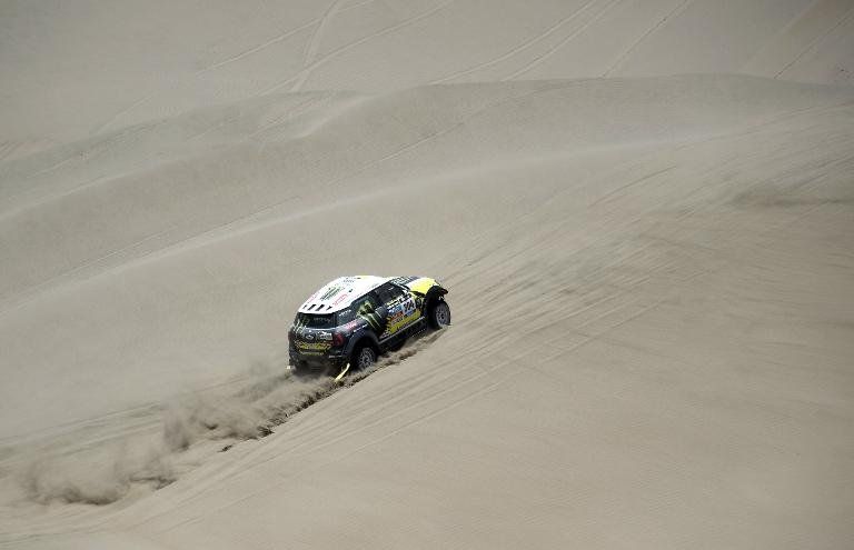 Peterhansel vence novena etapa del Dakar-2014 en autos y amenaza liderato de Roma