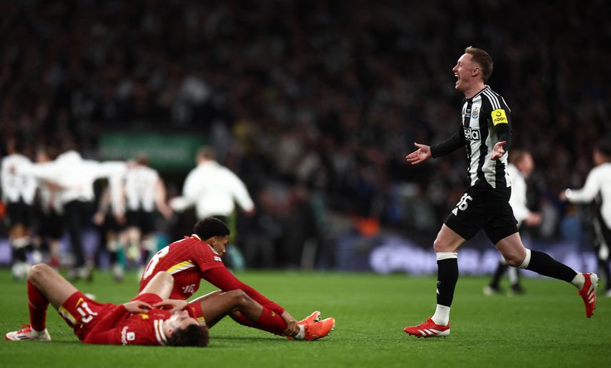 Newcastle conquista la Carabao Cup luego de ganarle al Liverpool
