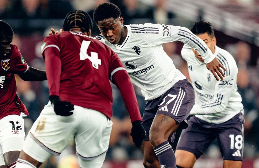 Manchester United rescató un punto frente al West Ham