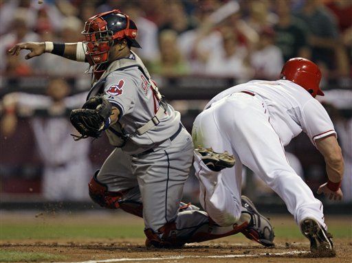 MLB: Rojos 6, Indios 4; séptima derrota seguida de Cleveland