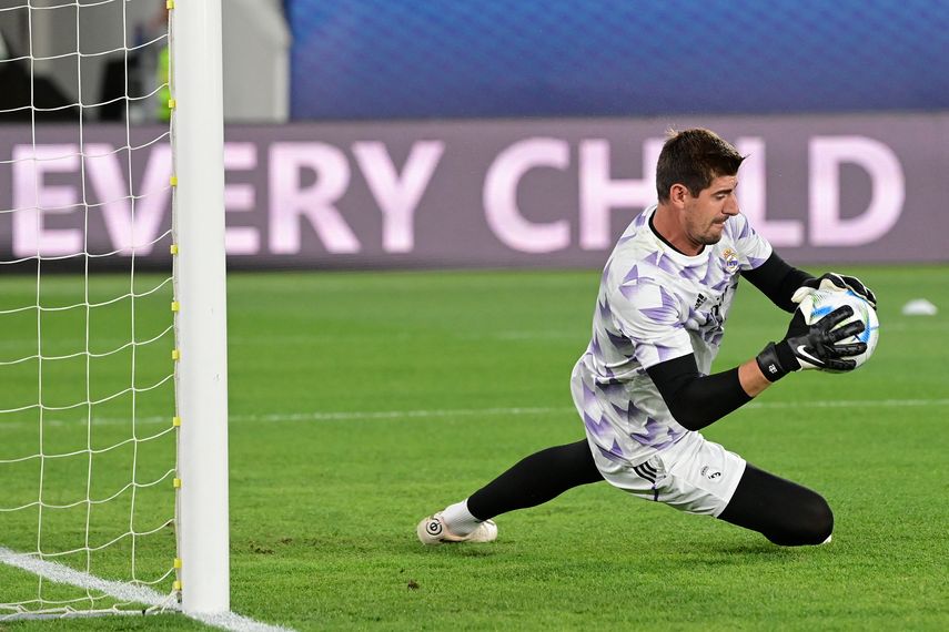 Supercopa de Europa: Thibaut Courtois protagonista
