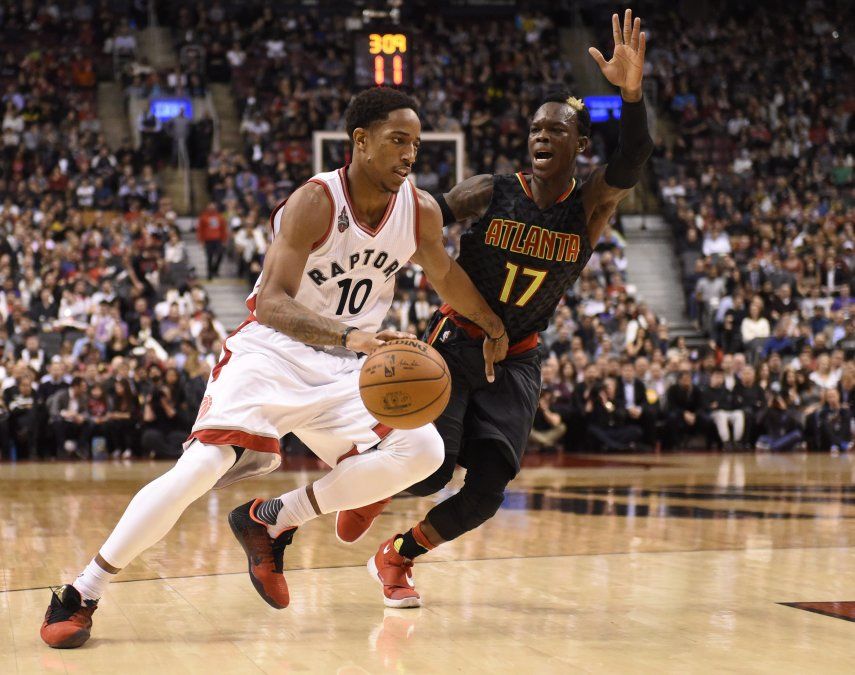 DeRozan aporta 30 puntos en victoria de Raptors sobre Hawks