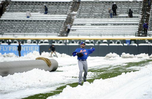 Posponen partido Mets-Rockies por nieve
