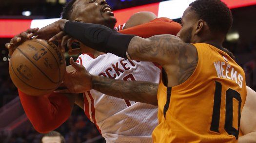 Harden logra doble doble; Rockets doblegan a Suns