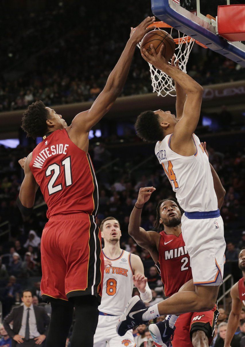 Ellington anota 19 en triunfo del Heat sobre Knicks 106-97