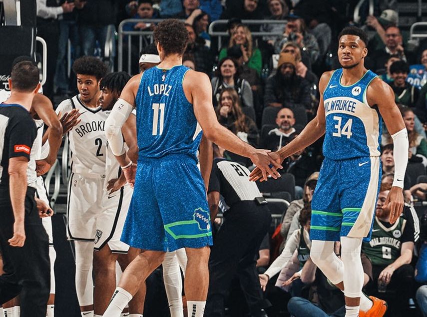 NBA: Los Bucks se recuperan ante Nets