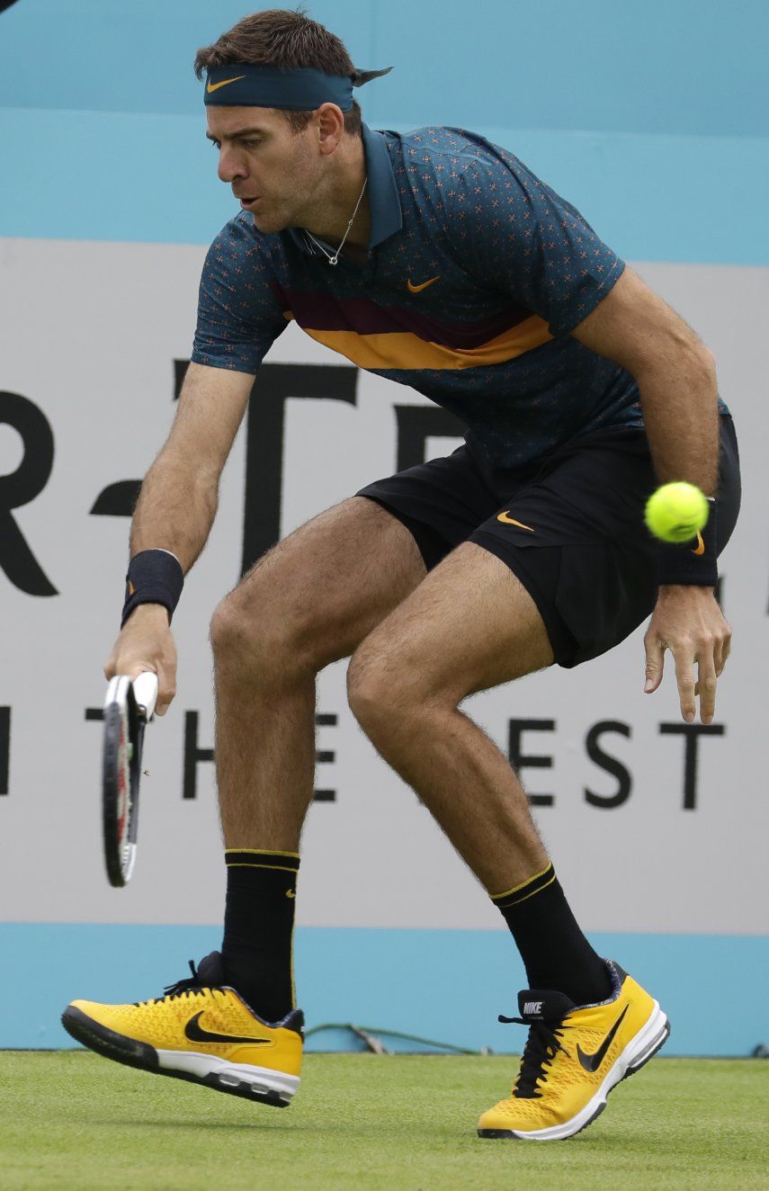 Del Potro, en duda para Wimbledon tras lesionarse en Queen’s