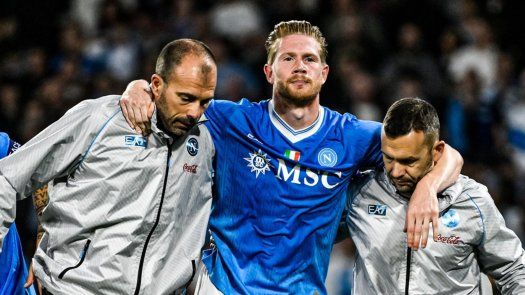 El Napoli confirmó grave lesión de Kevin De Bruyne El Napoli confirmó grave lesión de Kevin De Bruyne