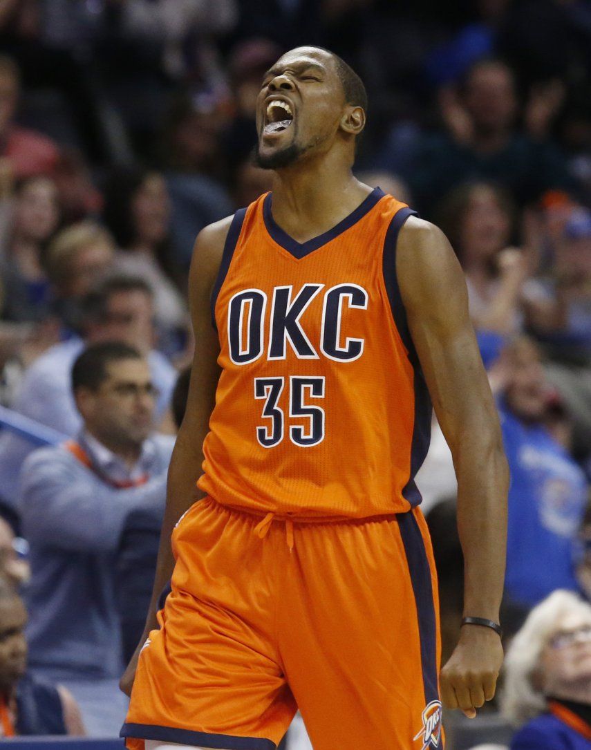 Con 31 puntos de Durant, Thunder se impone en prórroga
