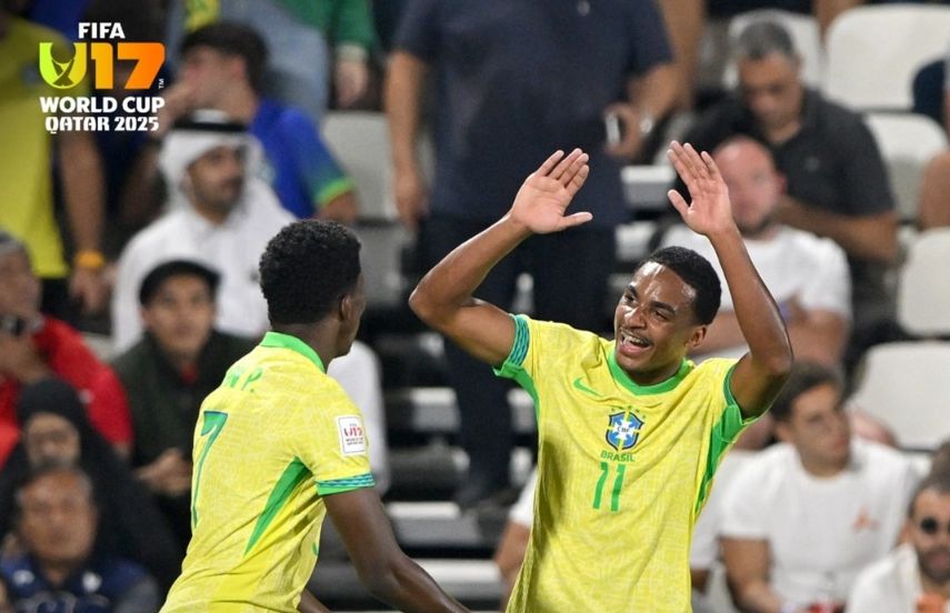 Mundial Sub-17 Qatar 2025: Brasil golea a Indonesia y avanza a octavos
