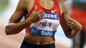 Felix gana los 400 metros en Liga Diamante en Doha
