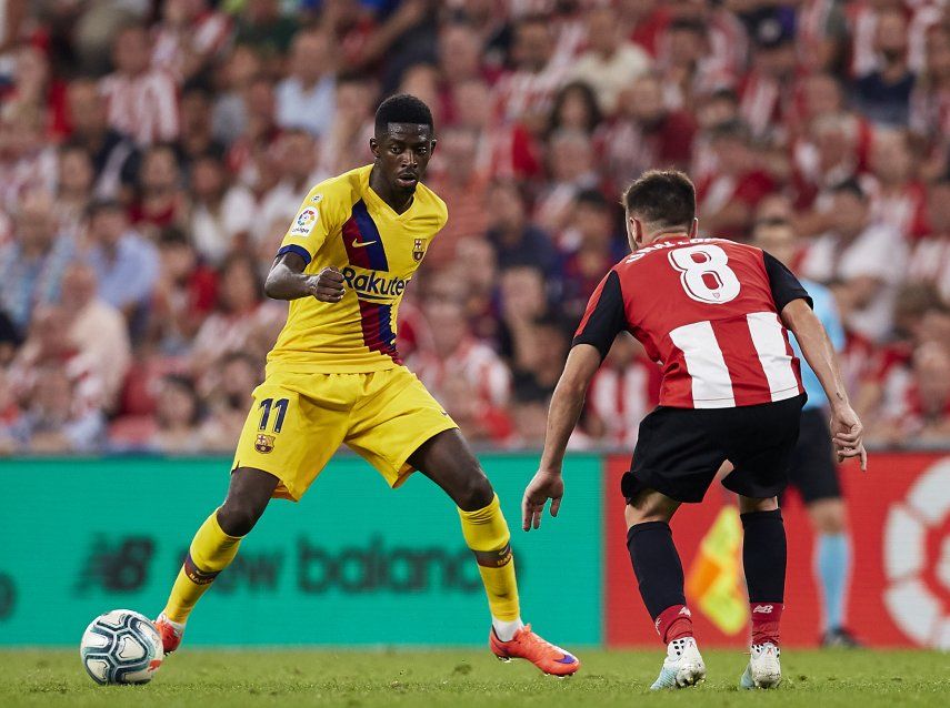 Barcelona pierde a Dembélé cinco semanas por lesión