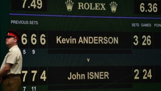 Kevin Anderson accede a final de Wimbledon tras más de 6 horas y media de duelo ante Isner