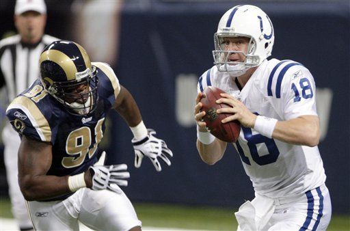 NFL: Colts 42, Rams 6; Manning luce ante Rams