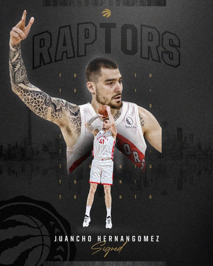 NBA: Juancho Hernangómez Firma Con Los Raptors