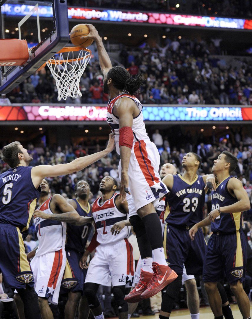 Brasileño Nené da triunfo a Wizards ante Pelicans