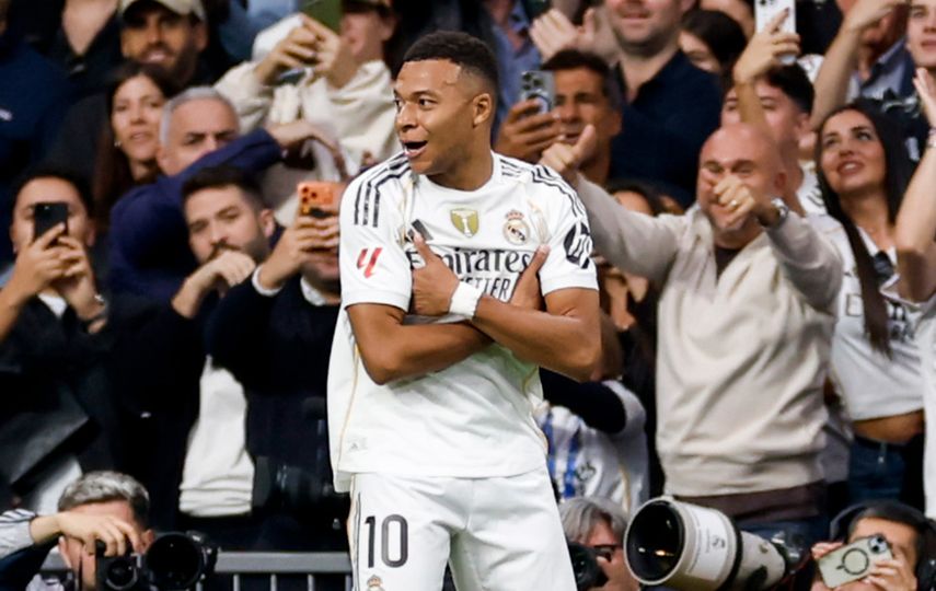 Kylian Mbappé lidera el Pichichi de LaLiga