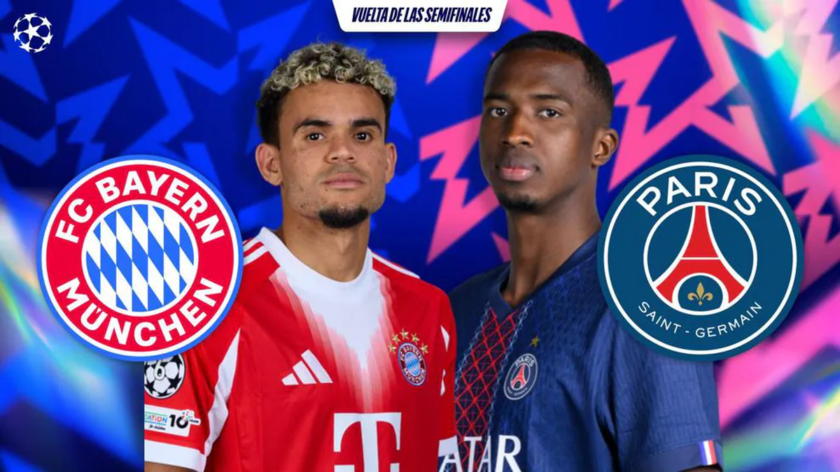 Champions League: XI confirmados de Bayern Múnich y PSG en la semifinal de vuelta