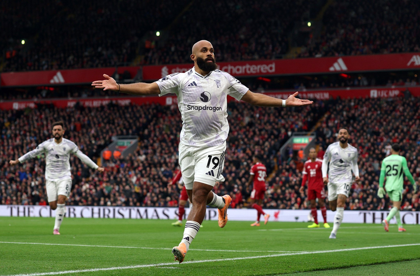 Premier League: Manchester United sorprendió al Liverpool en Anfield