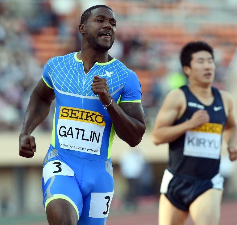 Justin Gatlin gana los 100 metros del World Challlenge de Tokio
