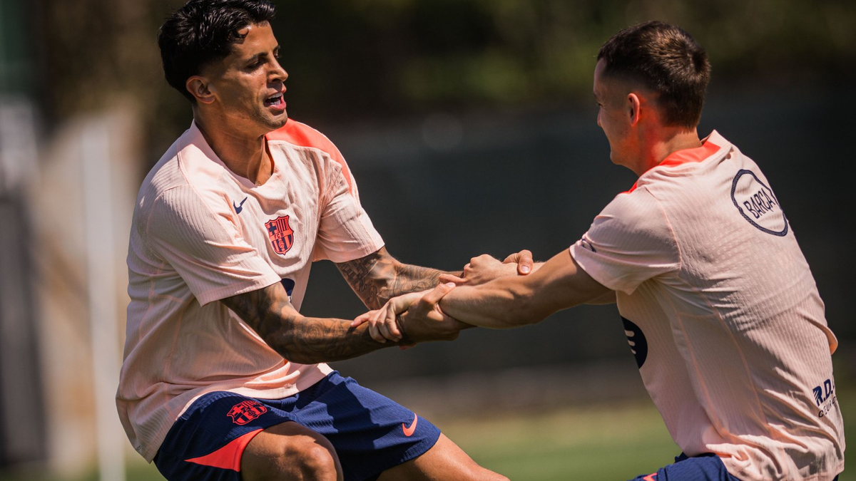 FC Barcelona: João Cancelo entrena con normalidad FC Barcelona: João Cancelo entrena con normalidad