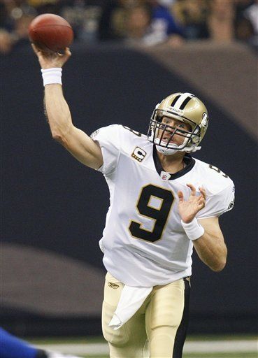 NFL: Saints 48, Giants 27; Brees lanza para cuatro touchdowns